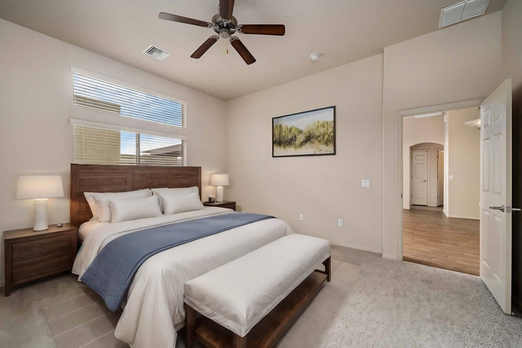 Bedroom at Avilla River Apartments in Tucson Arizona