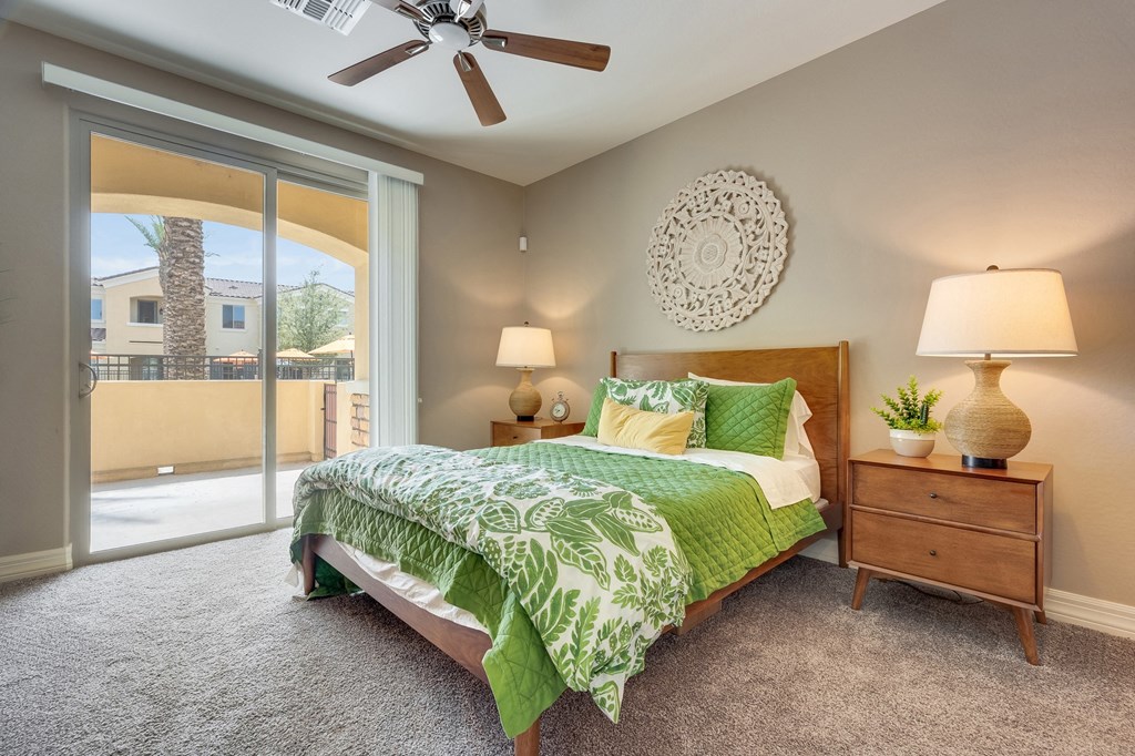 Bedroom at Bella Victoria Apartments in Mesa Arizona January 2021