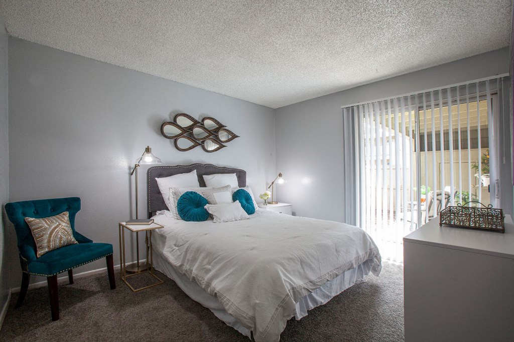 Bedroom at Brookwood Apartments in Tucson AZ 3-2020
