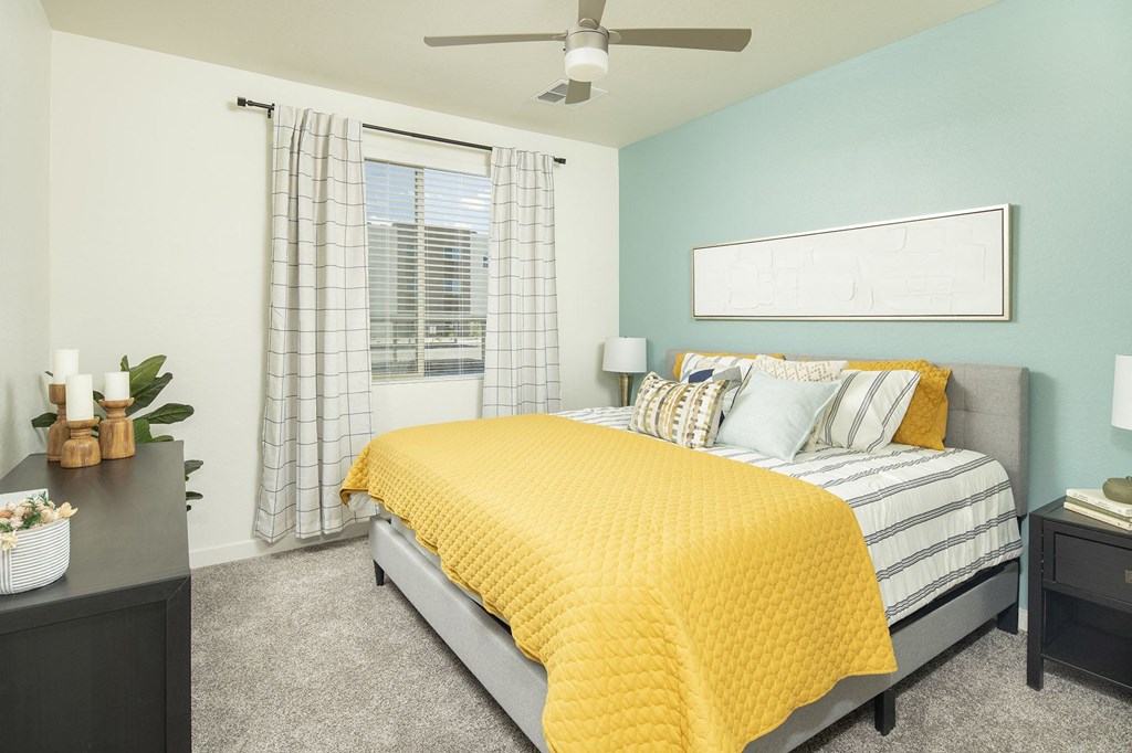 Bedroom at Cabana Bridges Apartments in Tucson Arizona