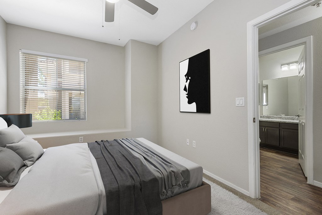 Bedroom at Cambria Apartments in Gilbert Arizona
