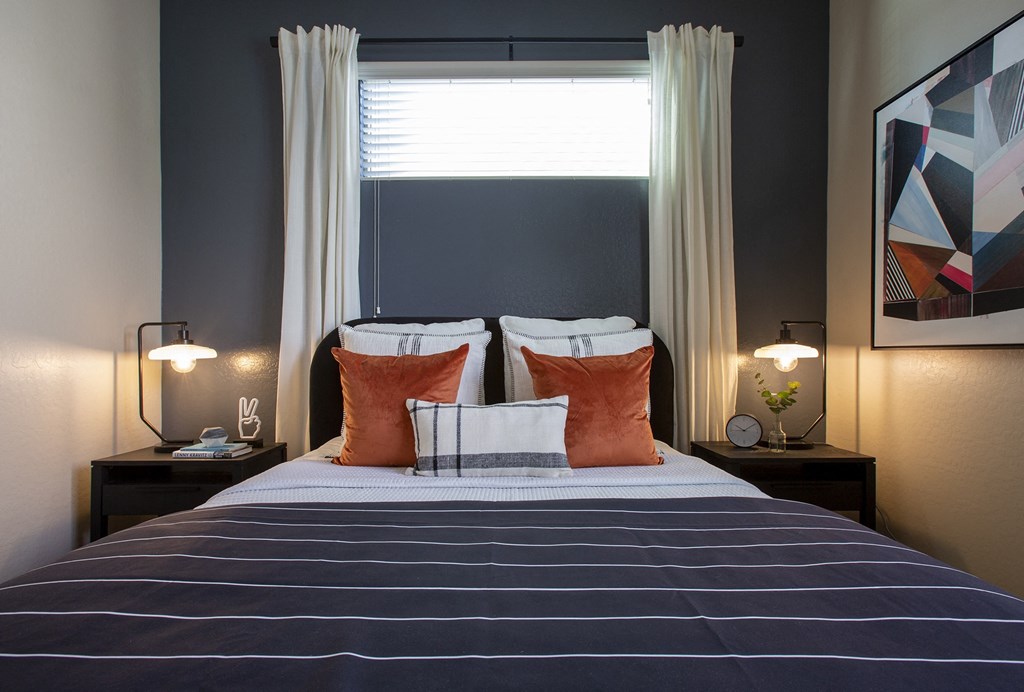 Bedroom at Casitas at San Marcos in Chandler AZ Nov 2020