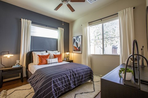 Bedroom at Casitas at San Marcos in Chandler AZ Nov 2020