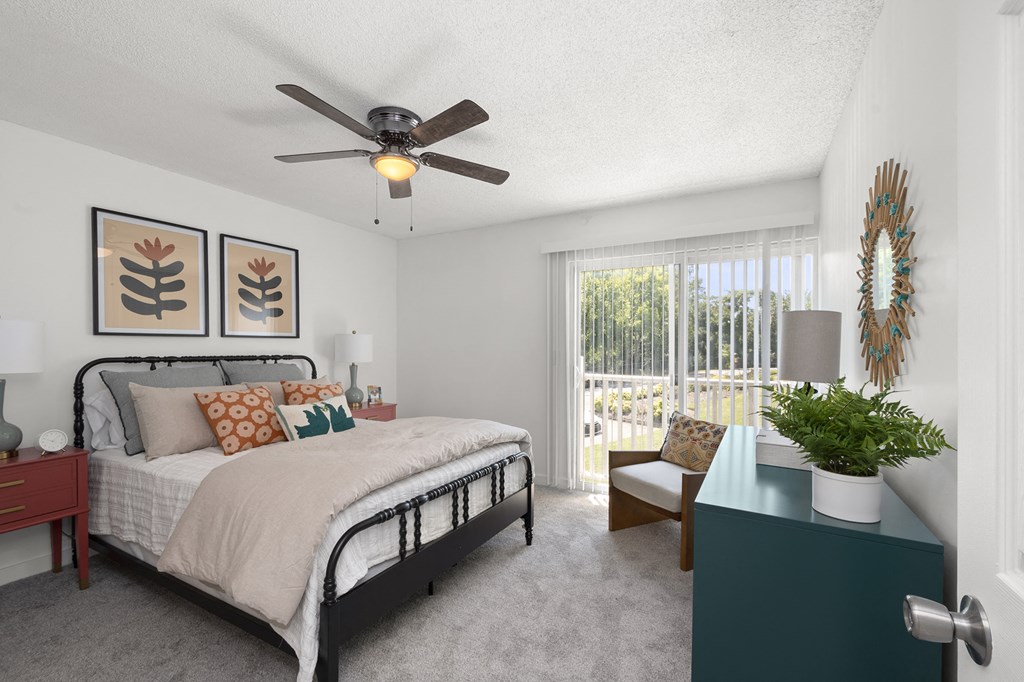 Bedroom at Falls at Mill Creek in Nashville Tennessee