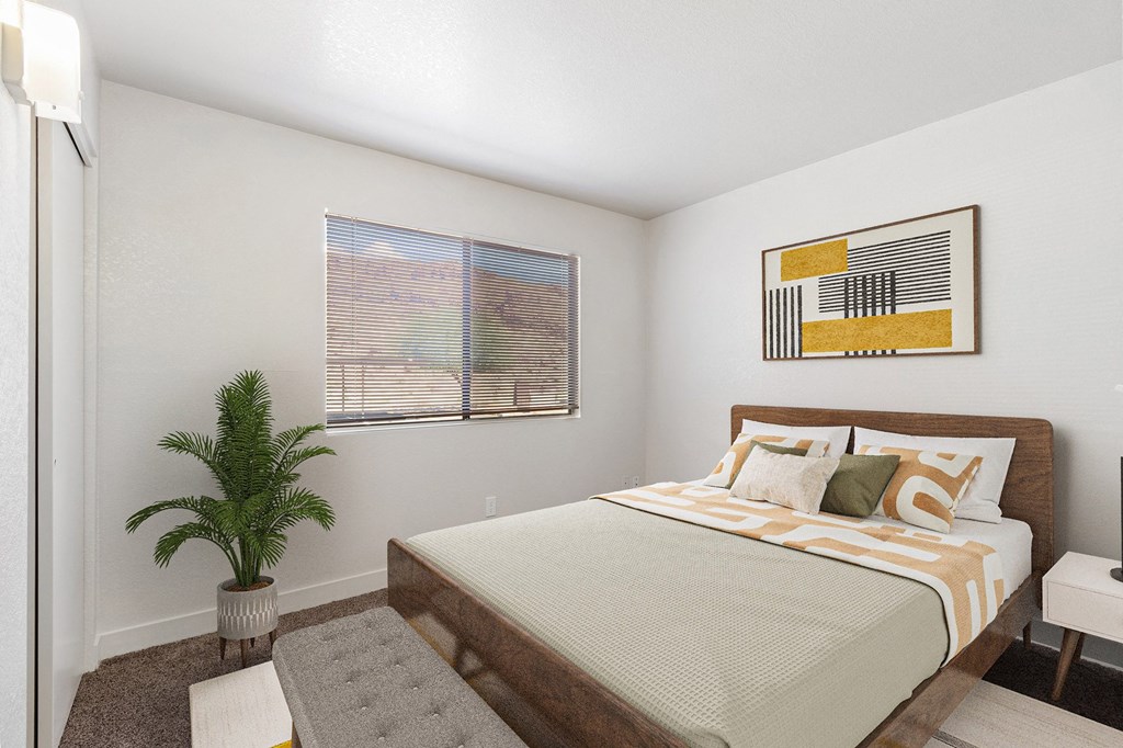 Bedroom at Kingman Station Apartments in Kingman Arizona