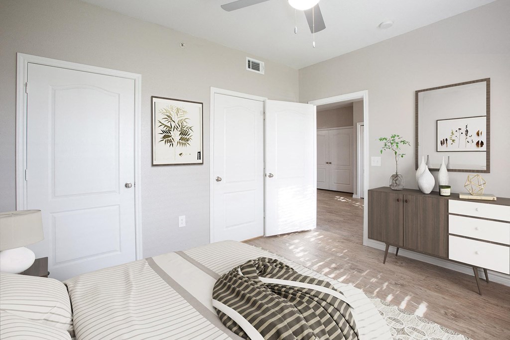 Bedroom at Links at Forest Creek in Round Rock Texas near Austin