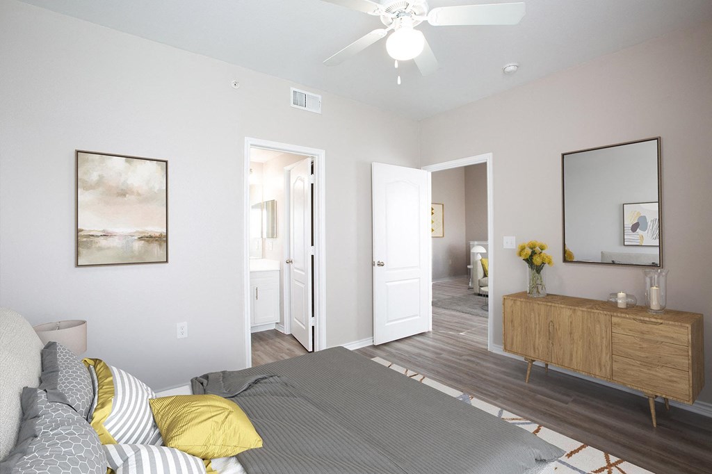 Bedroom at Links at Forest Creek in Round Rock Texas near Austin