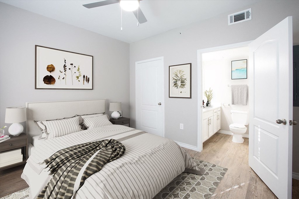 Bedroom at Links at Forest Creek in Round Rock Texas near Austin