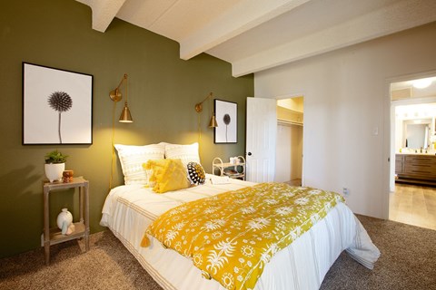 Bedroom at Los Altos Towers Apartments in Albuquerque NM