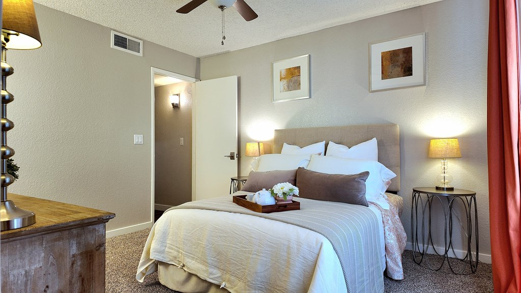 Bedroom at Ovation at Tempe Apartments in Tempe Arizona