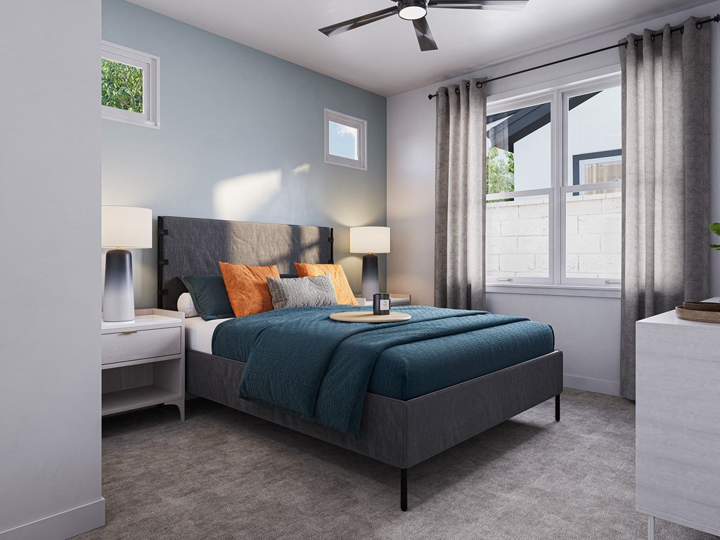 Bedroom at Pique Residences in San Tan Valley Arizona
