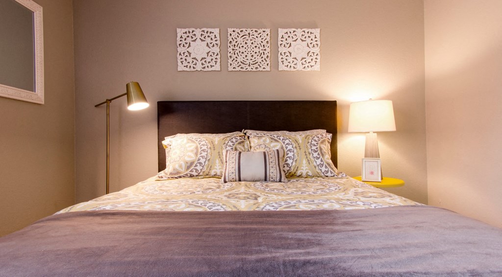 Bedroom at River Oaks Apartments in Tucson, AZ