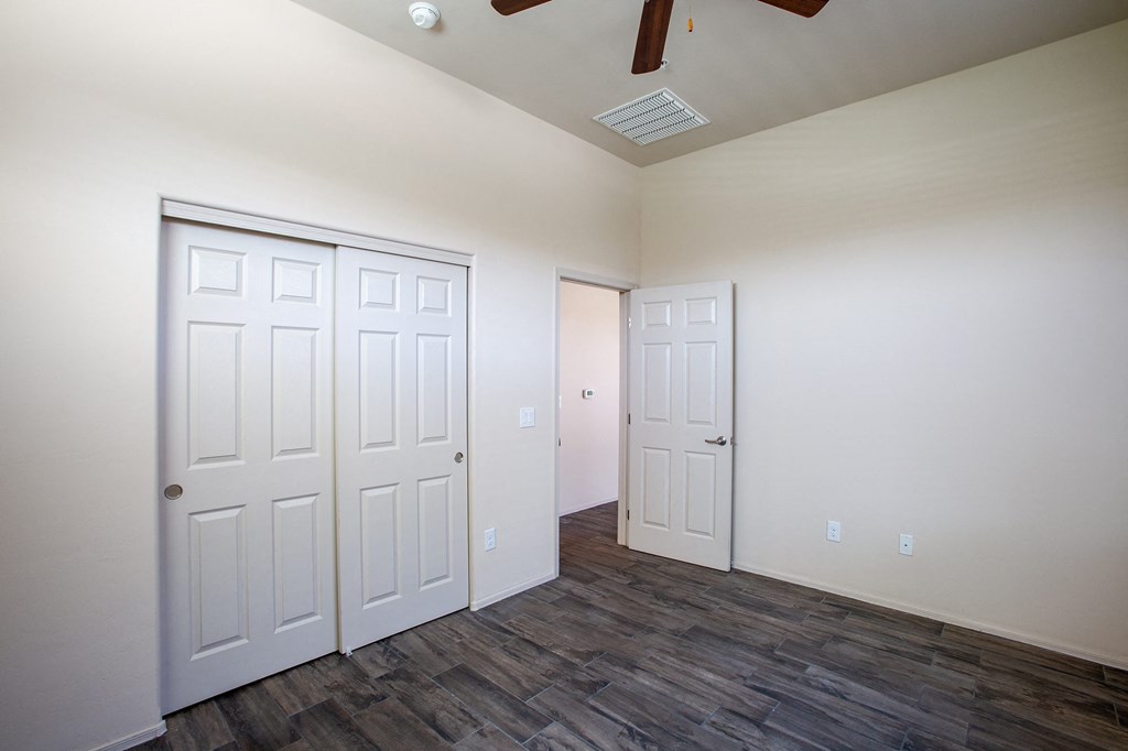 Bedroom at Sabino Vista Apartments in Tucson Arizona