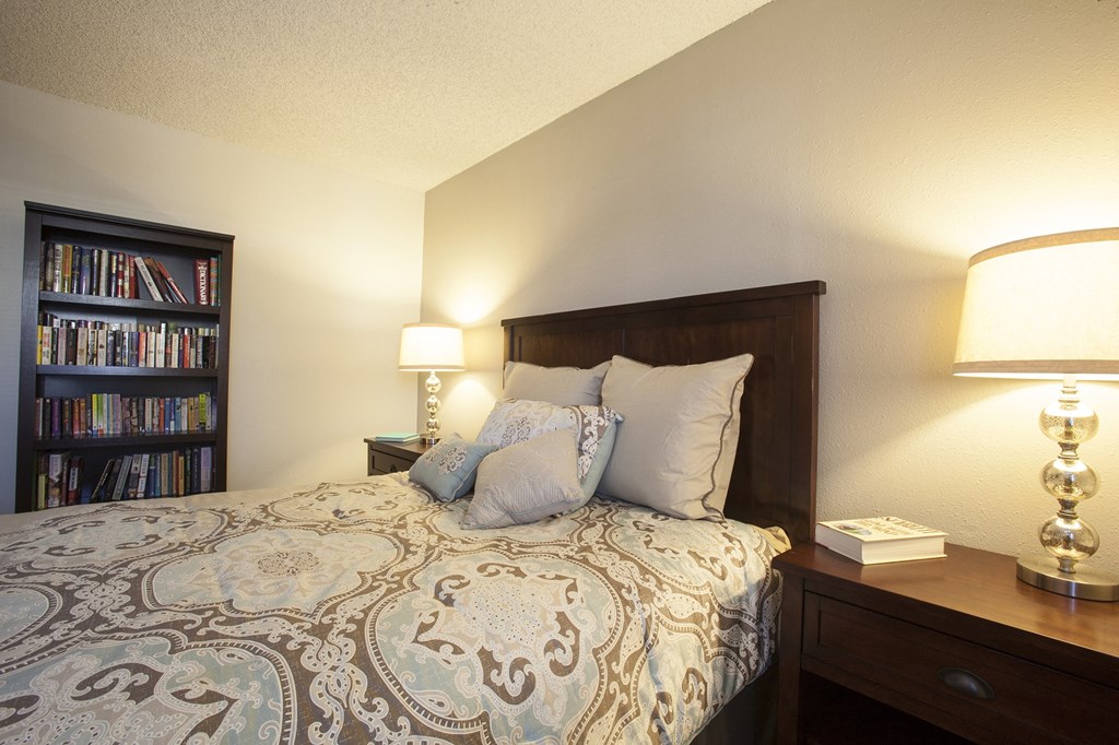 Bedroom at Saguaro Villas Apartments in Tucson AZ September 2020