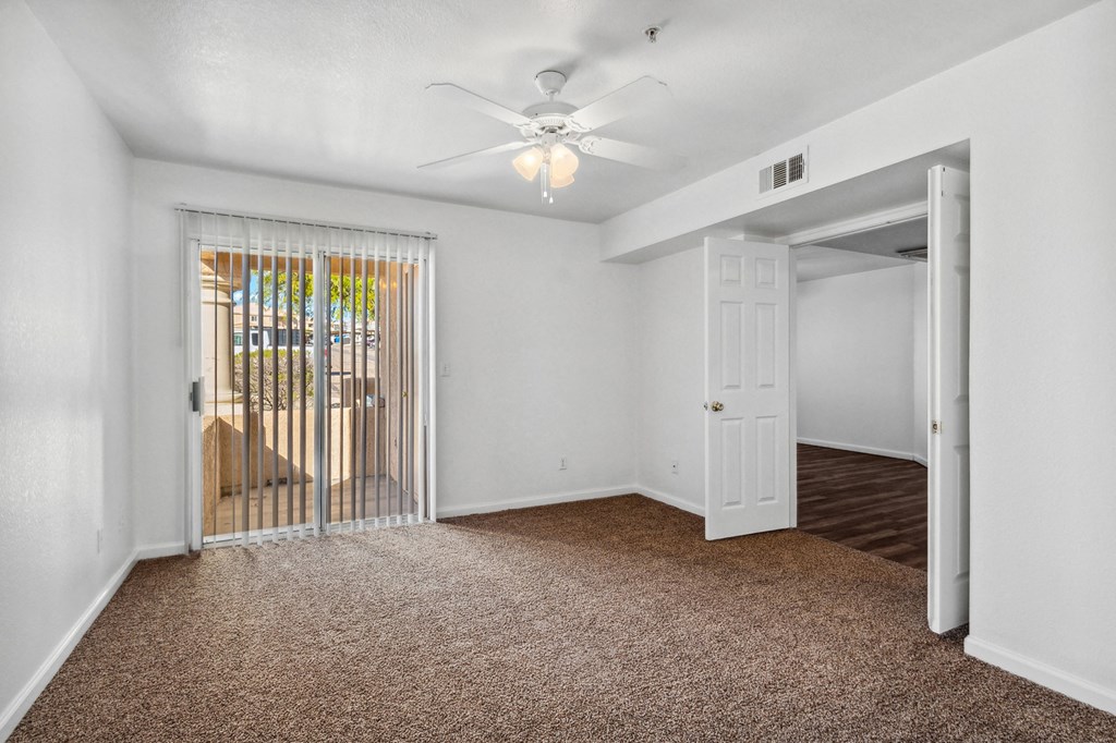 Bedroom at Stone Ridge Apartments in Bullhead City