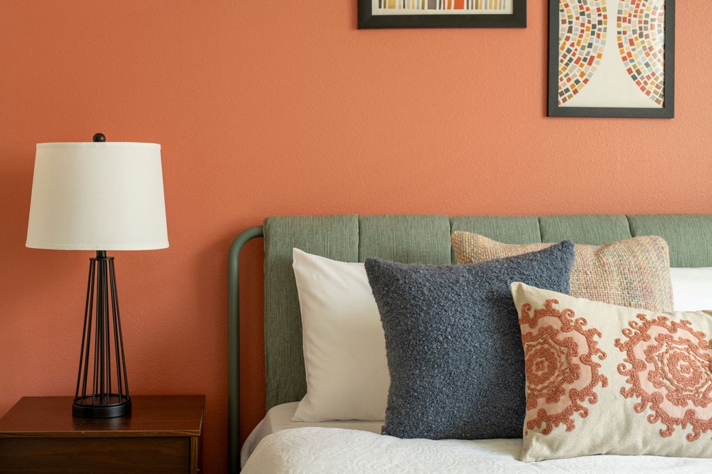 Bedroom at Streamliner 16th Apartments in Phoenix Arizona