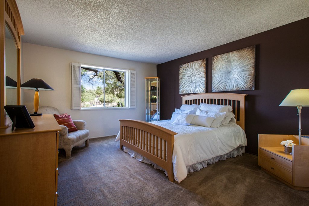 Bedroom at Sunrise Ridge Apartments in Tucson AZ