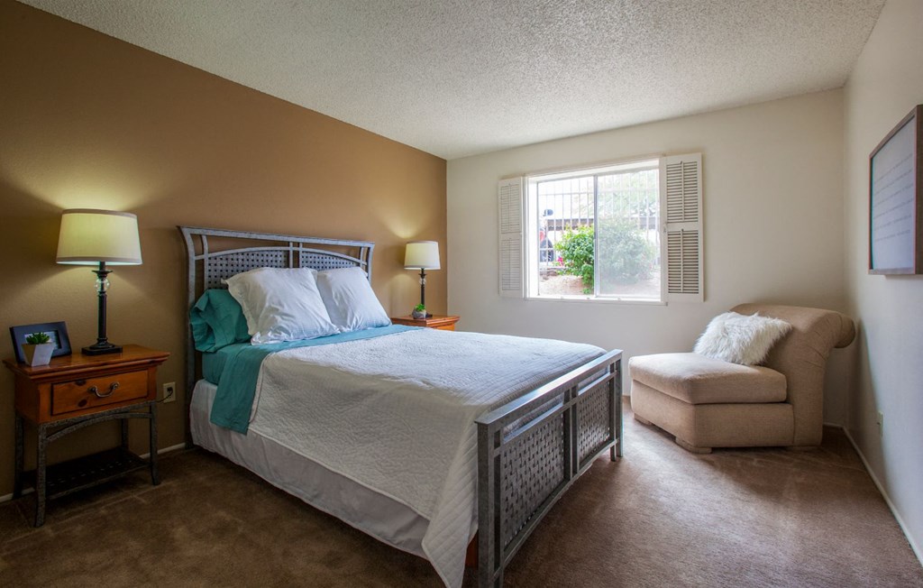 Bedroom at Sunrise Ridge Apartments in Tucson AZ