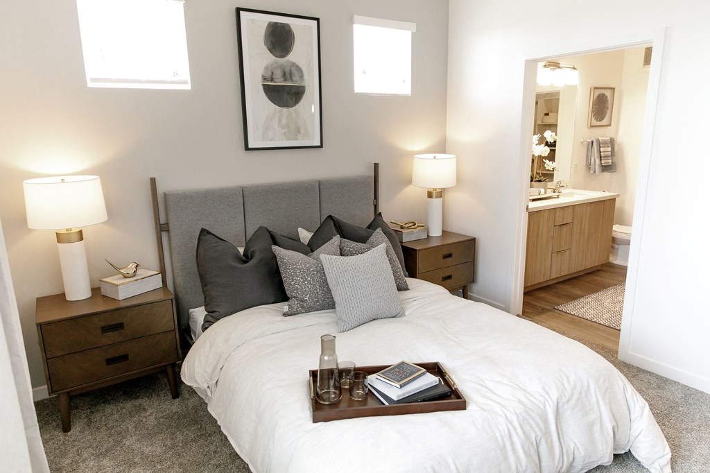 Bedroom at The Aster at Mountain Vista Apartments in Mesa Arizona