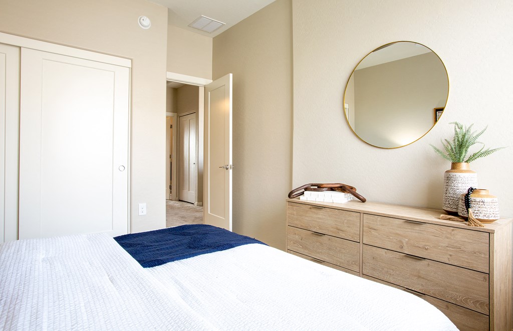 Bedroom at The Carson Townhome Apartments