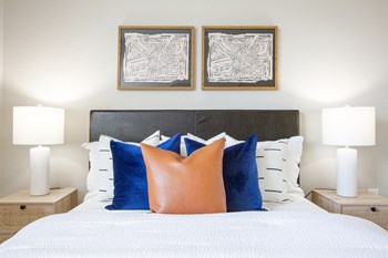 Bedroom at The Carson Townhome Apartments - Photo Gallery 13