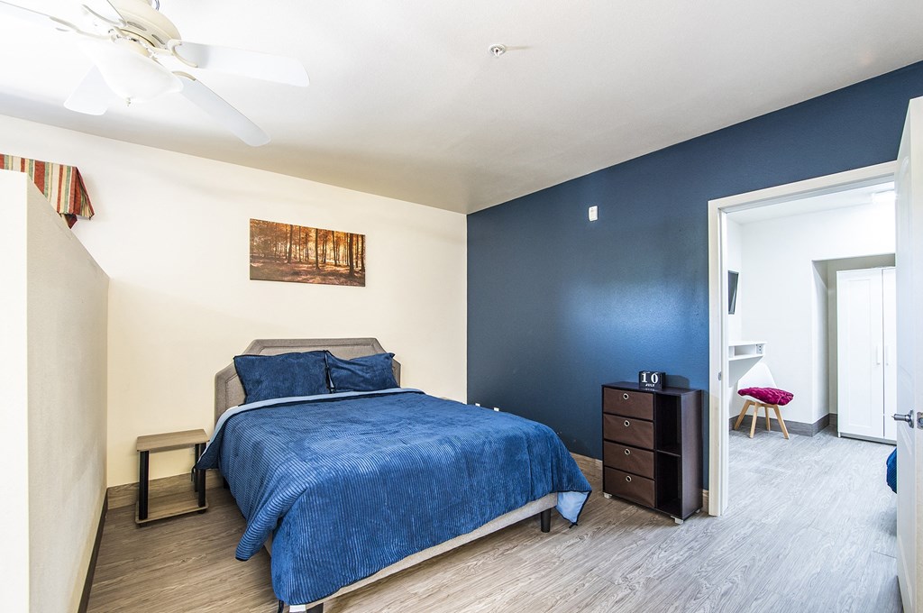 Bedroom at The Vistas Apartments
