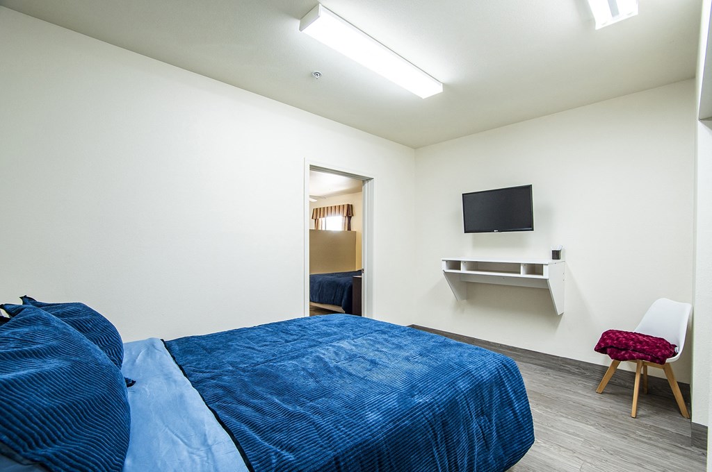 Bedroom at The Vistas Apartments