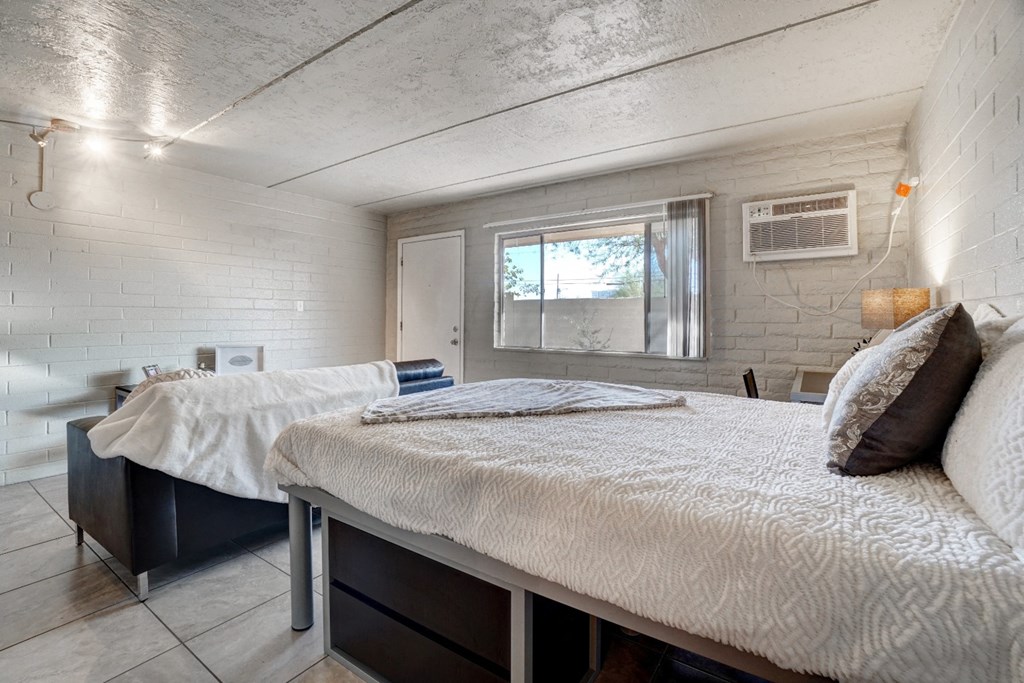 Bedroom at University Manor Apartments in Tucson, AZ