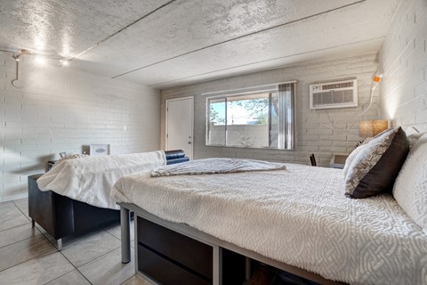 Bedroom at University Manor Apartments in Tucson, AZ