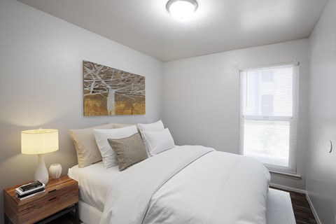 Bedroom at Villa Esperanza Apartments in Albuquerque