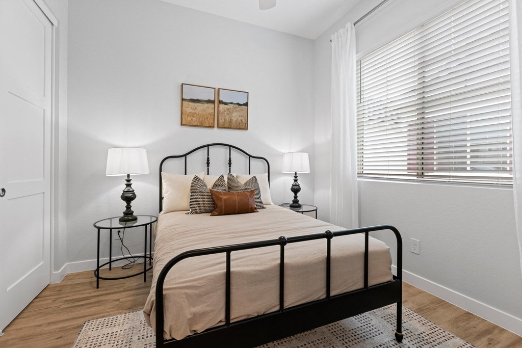 Bedroom at Village of Chandler in Chandler Arizona