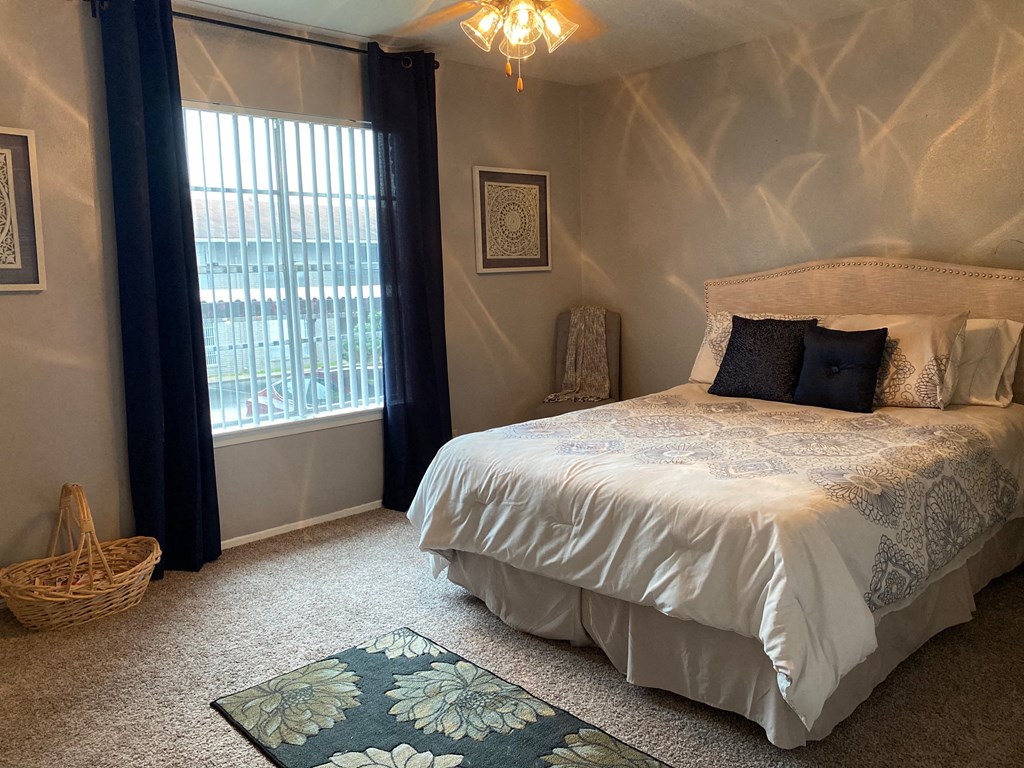 Bedroom at Wellington Estates Apartments in San Antonio TX