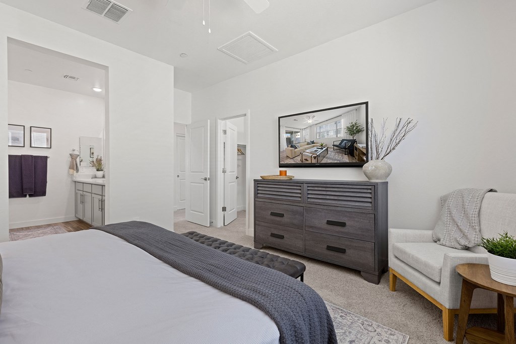 Bedroom at Willow 38 Townhomes in Phoenix Arizona