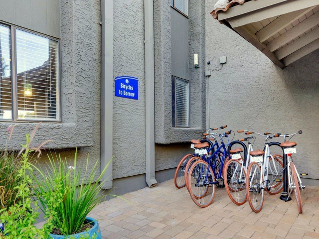Bike Rack at Olive East Apartments