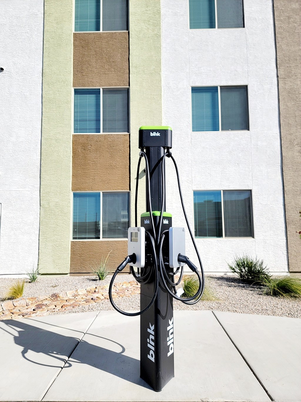 Blink Electric Vehicle Charging at Cabana Bridges Apartments in Tucson