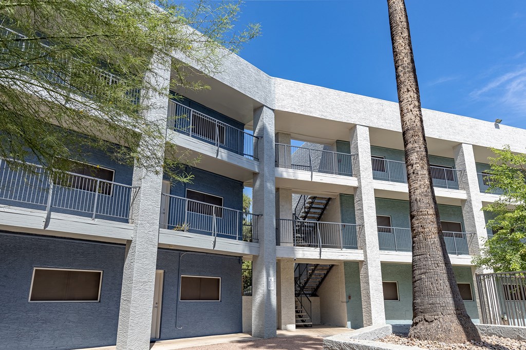 Building exterior at Arcadia Lofts in Phoenix AZ Nov 2020