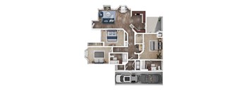 C1 Floorplan at Cambria Apartments in Gilbert Arizona