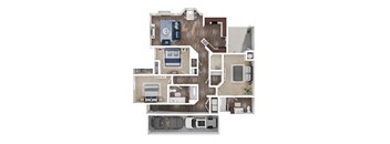 C2 Floorplan at Cambria Apartments in Gilbert Arizona