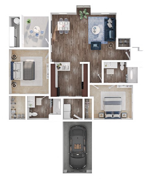B1 Floorplans at Cambria Apartments