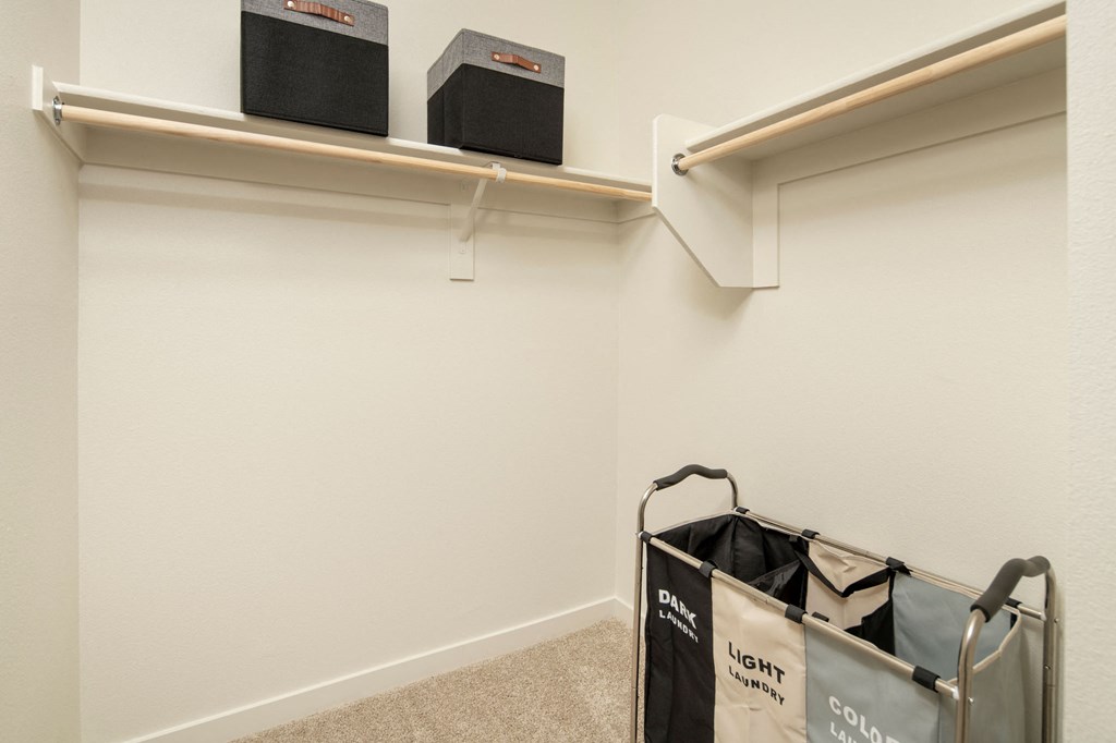 Closet at Streamliner 67th in Phoenix Arizona