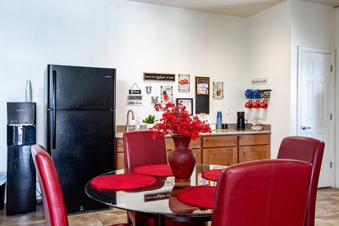 Clubhouse Breakroom at University Manor Apartments in Tucson Arizona