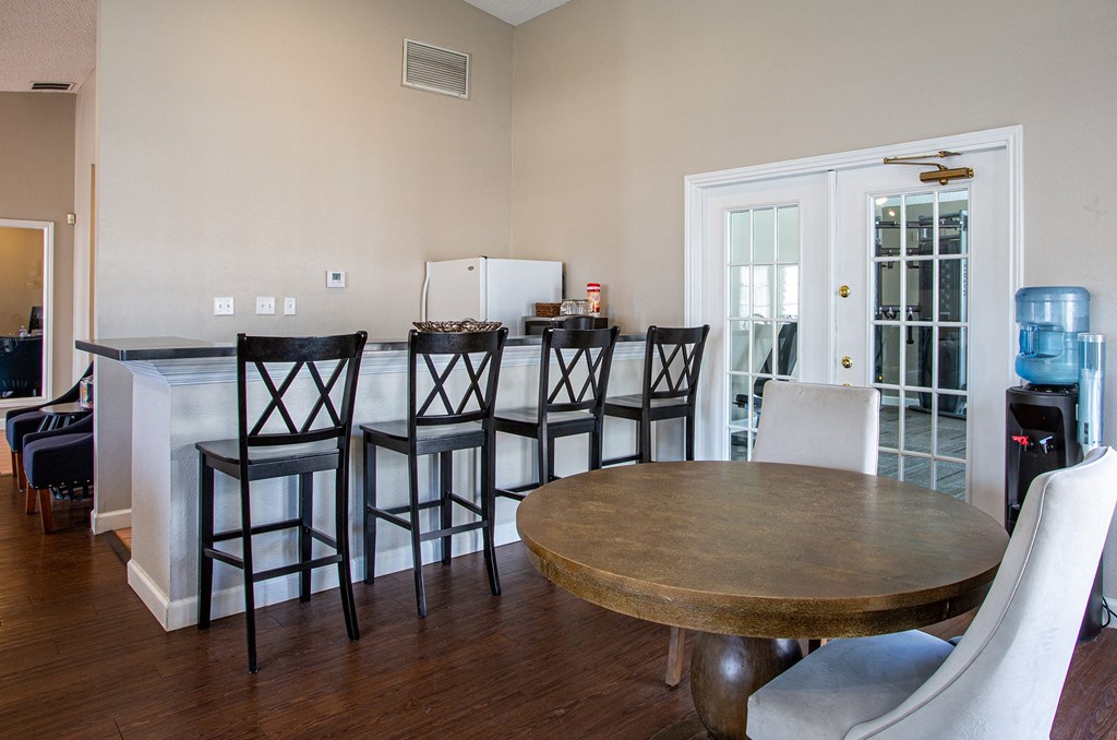 Clubhouse Kitchen at Park Place Apartments in Las Cruces New Mexico