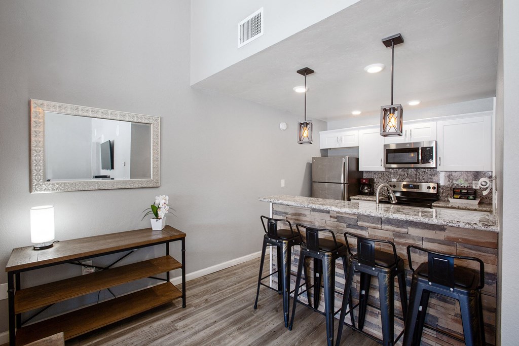 Clubhouse Kitchenette at Orange Tree Village Apartments in Tucson AZ