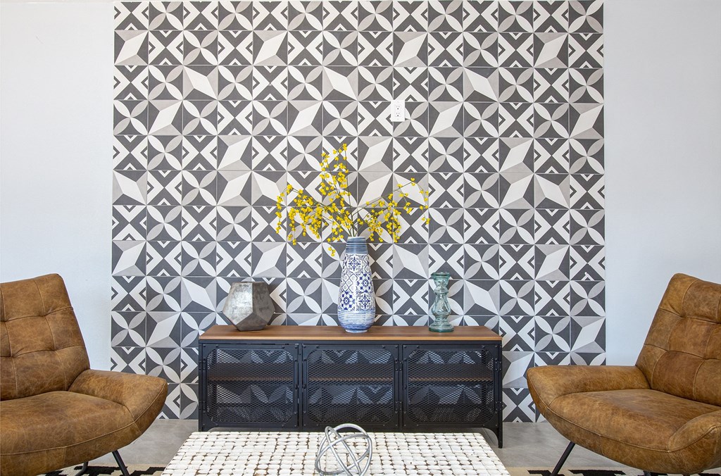 Clubhouse Lounge area at Villas Del Cielo Aprartments in Albuquerque New Mexico October 2020