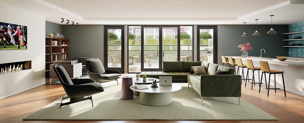 Clubhouse Lounge at Eco Mesa Apartments in Mesa Arizona