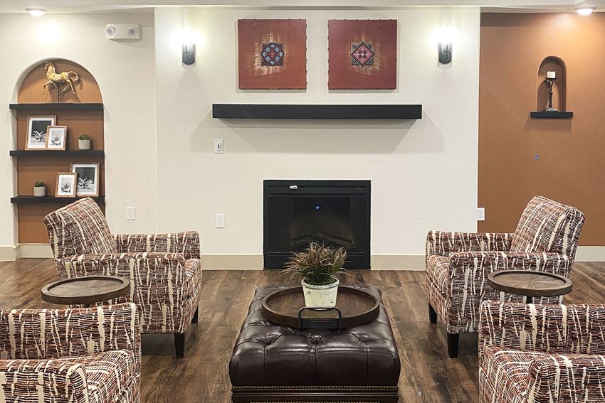 Clubhouse Lounge at South Summit Estates in Phoenix AZ April 2021