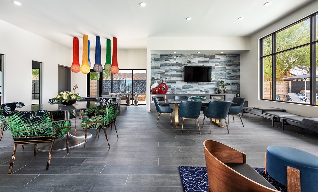 Clubhouse at The Ashley Apartments in Chandler