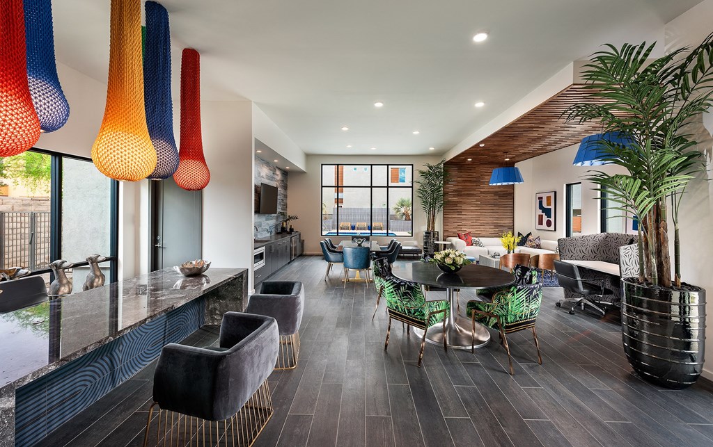 Clubhouse at The Ashley Apartments in Chandler