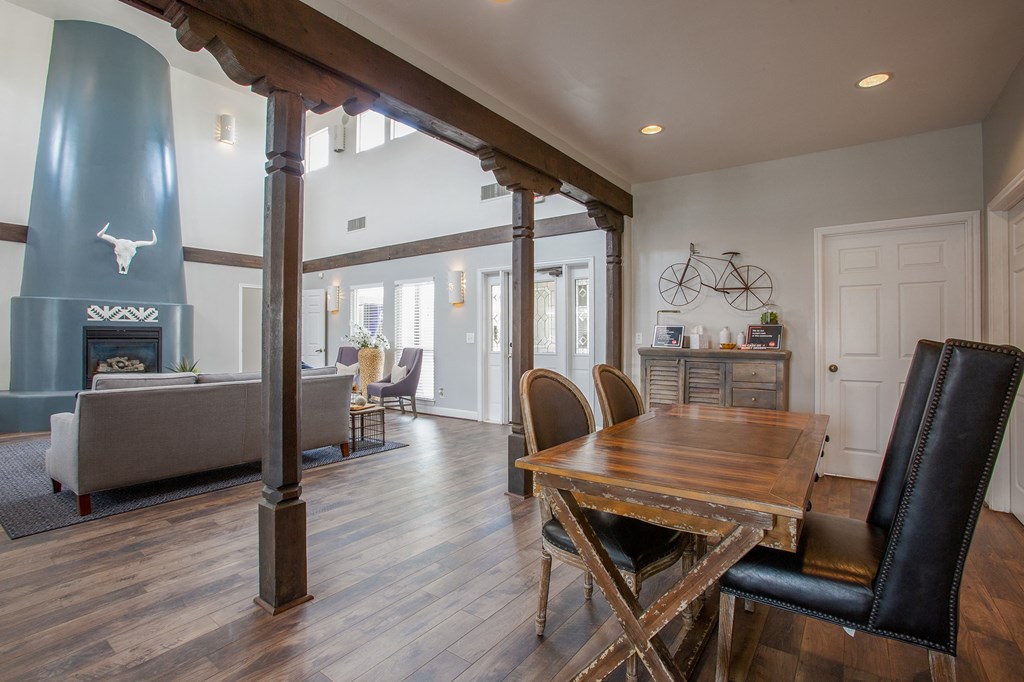 Clubhouse at The Bluffs at Tierra Contenta Apartments