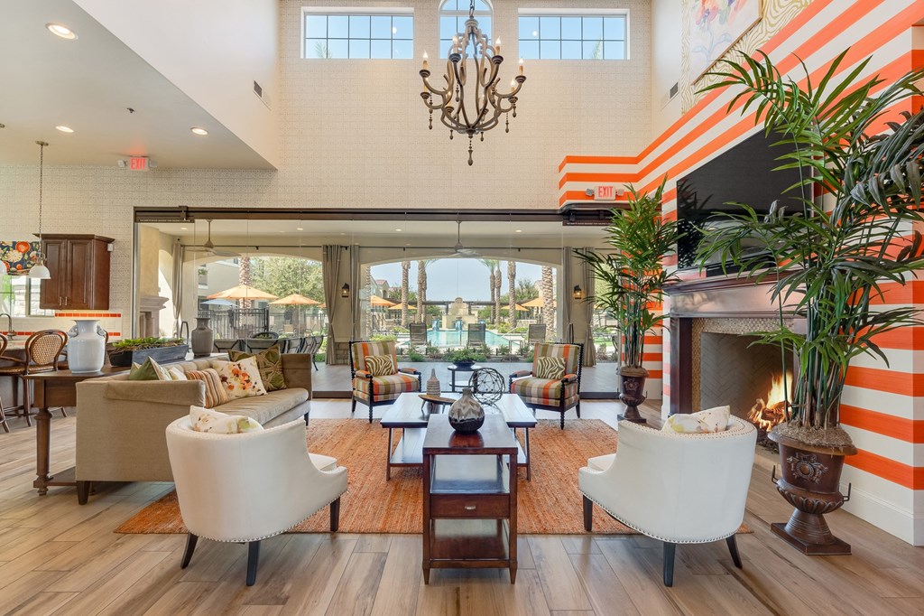 Clubhouse at at Bella Victoria Apartments in Mesa Arizona January 2021